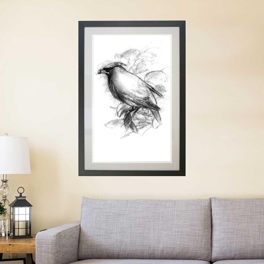 Redwing bird