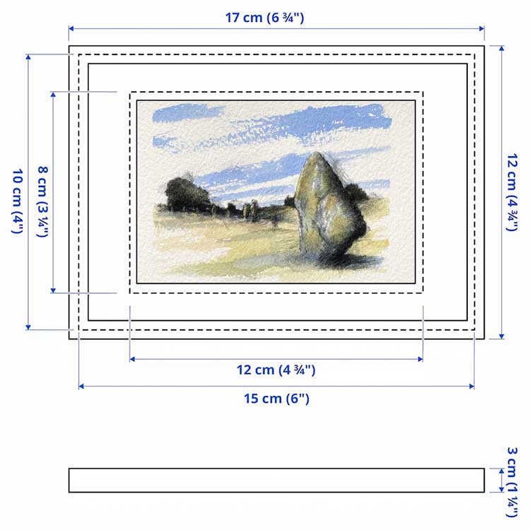 Avebury stones mini sketch
