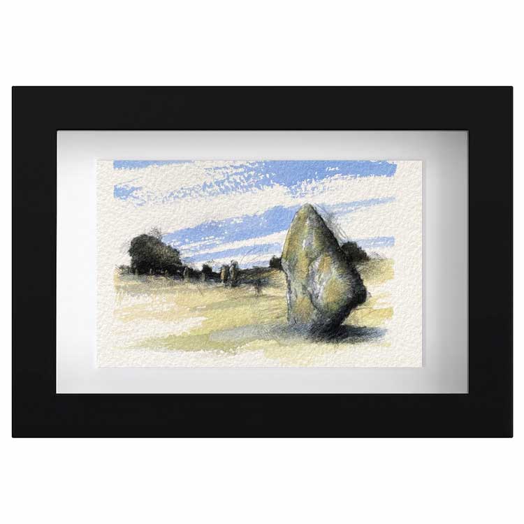 Avebury stones mini sketch