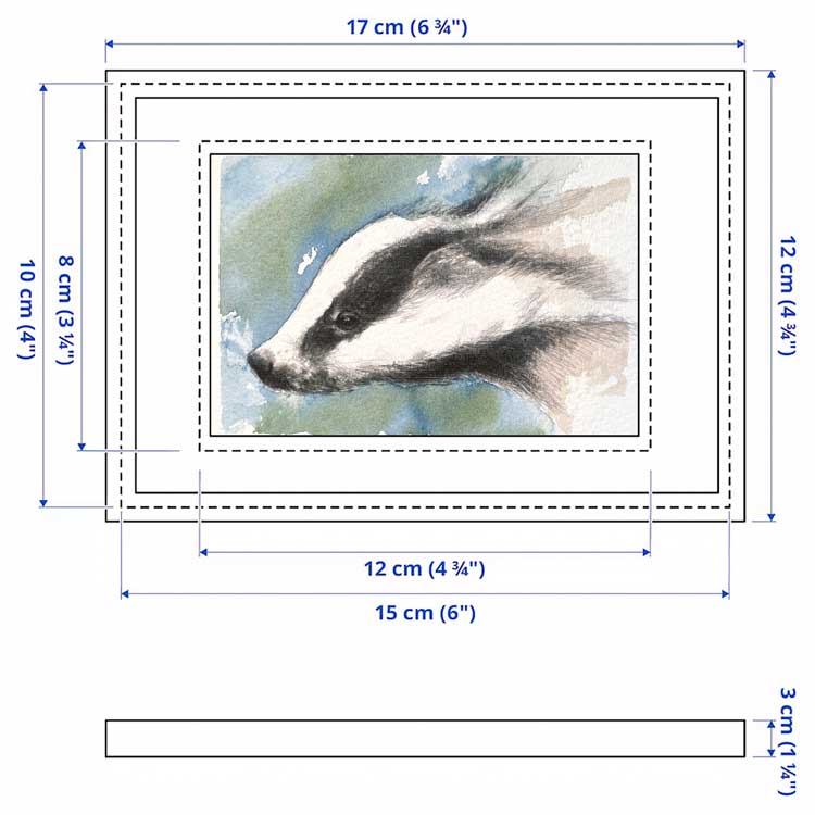 Badger original mini sketch