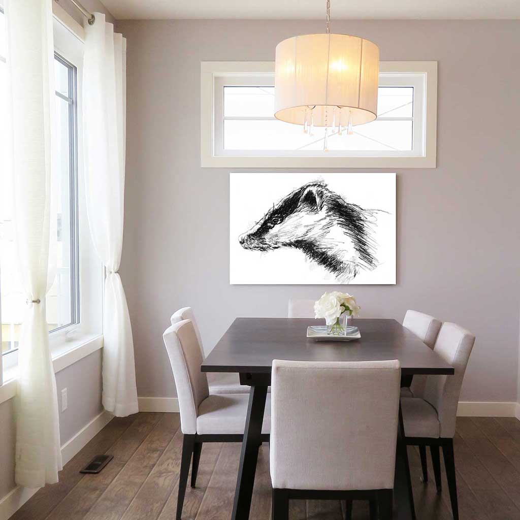 British badger