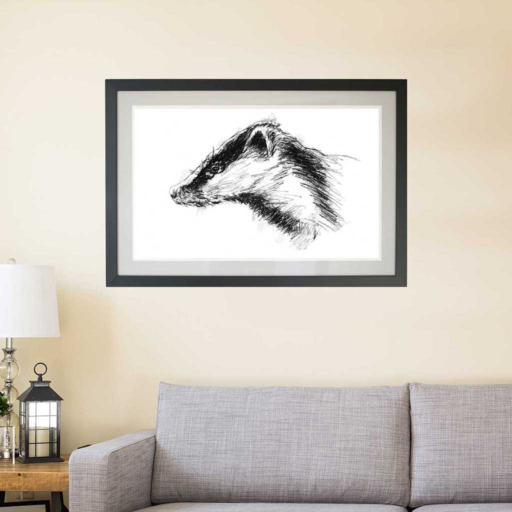 British badger