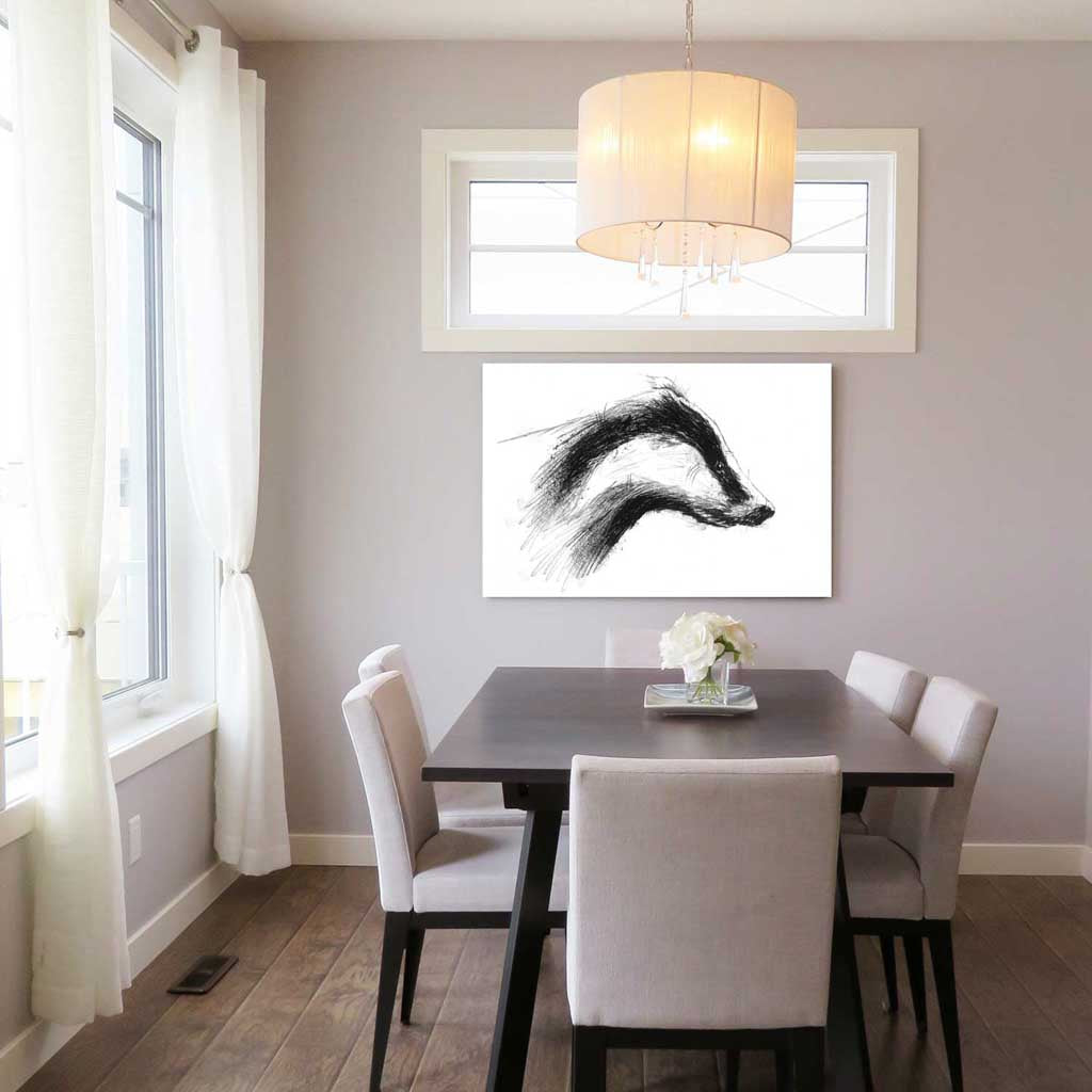 Badger head