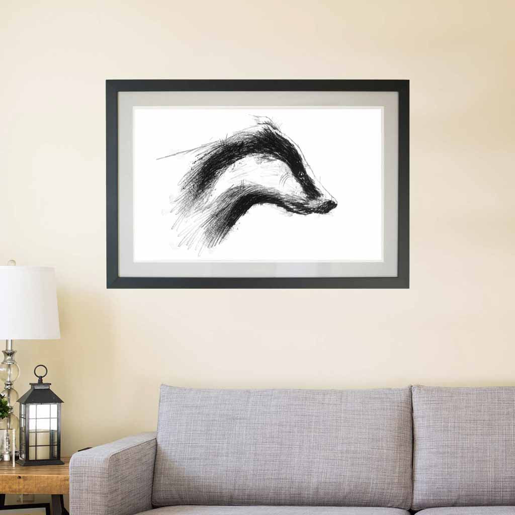 Badger head
