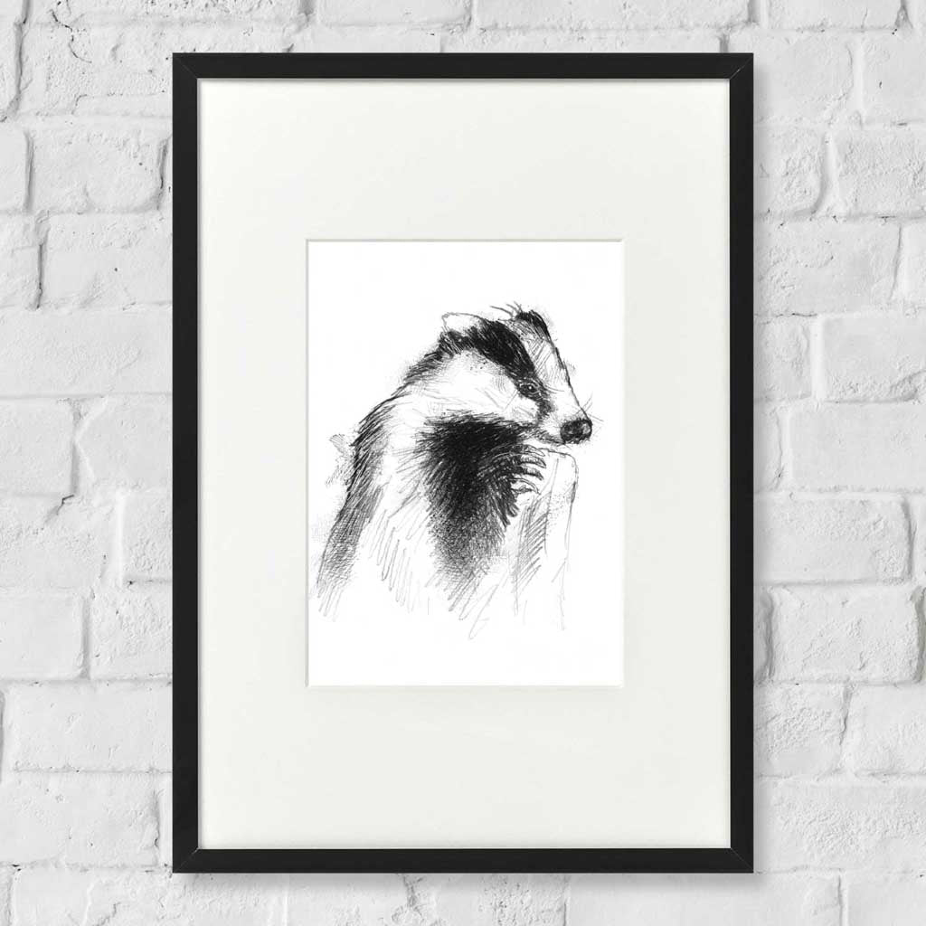 Badger upright