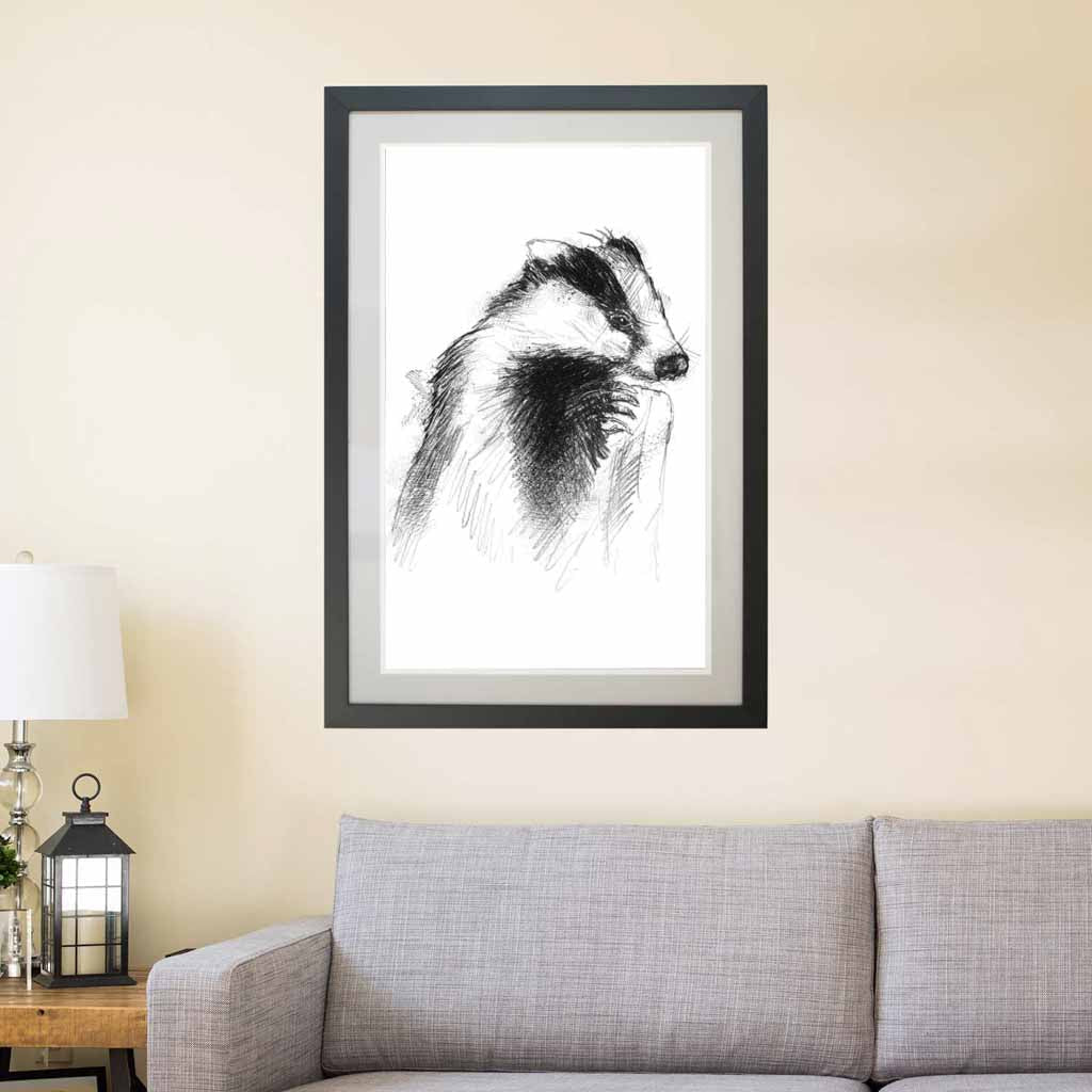 Badger upright