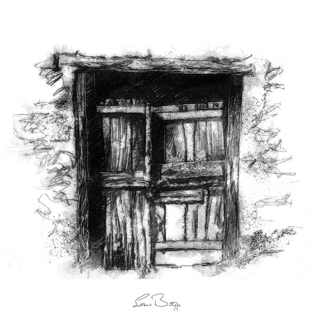 Old barn doors