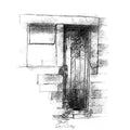 Old barn door