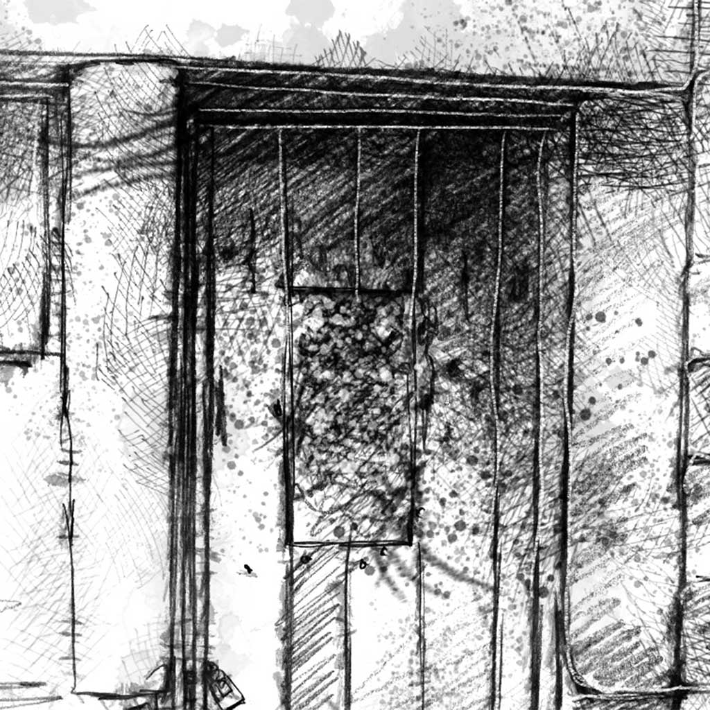 Old barn door