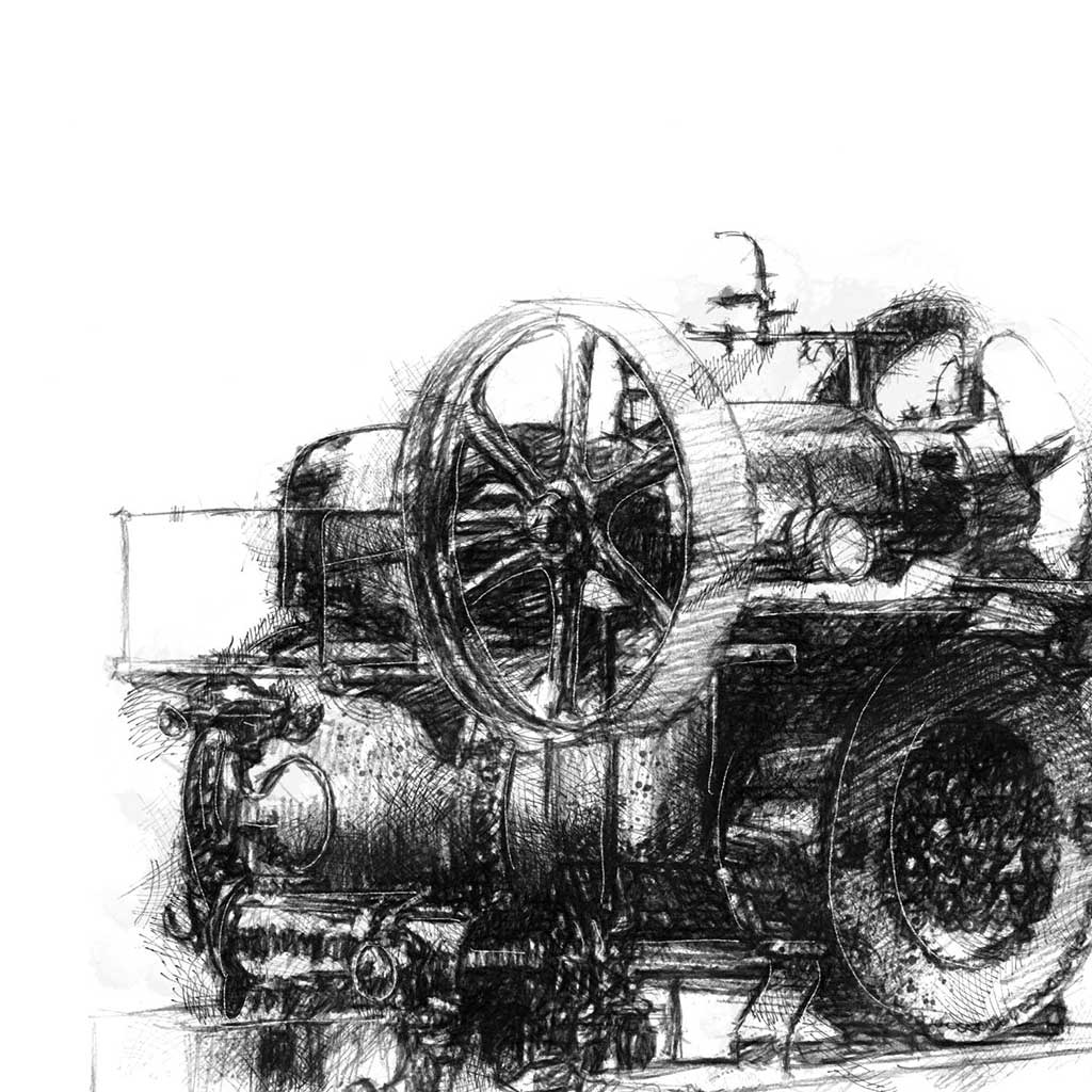 Old basalt engine