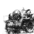 Old basalt engine