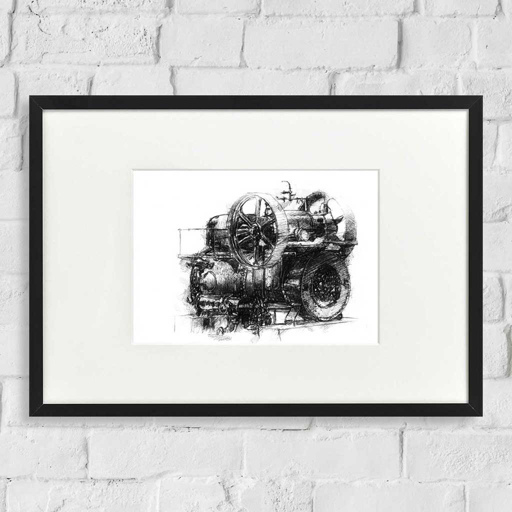 Old basalt engine
