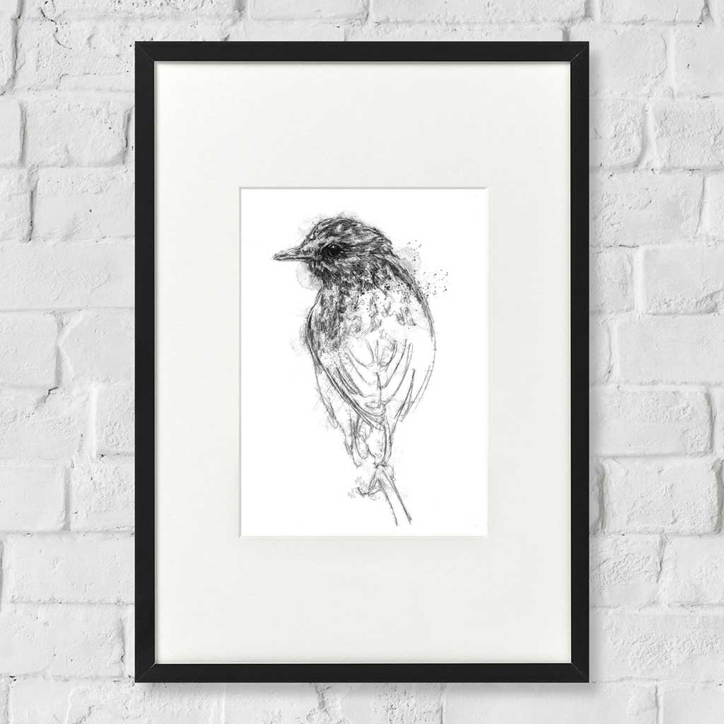 Young songbird