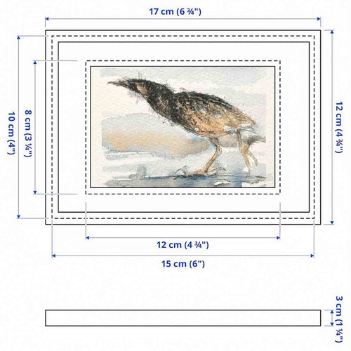 Bittern original mini sketch
