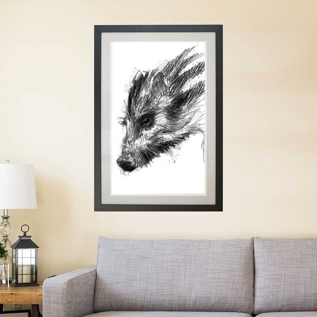 Wild boar piglet