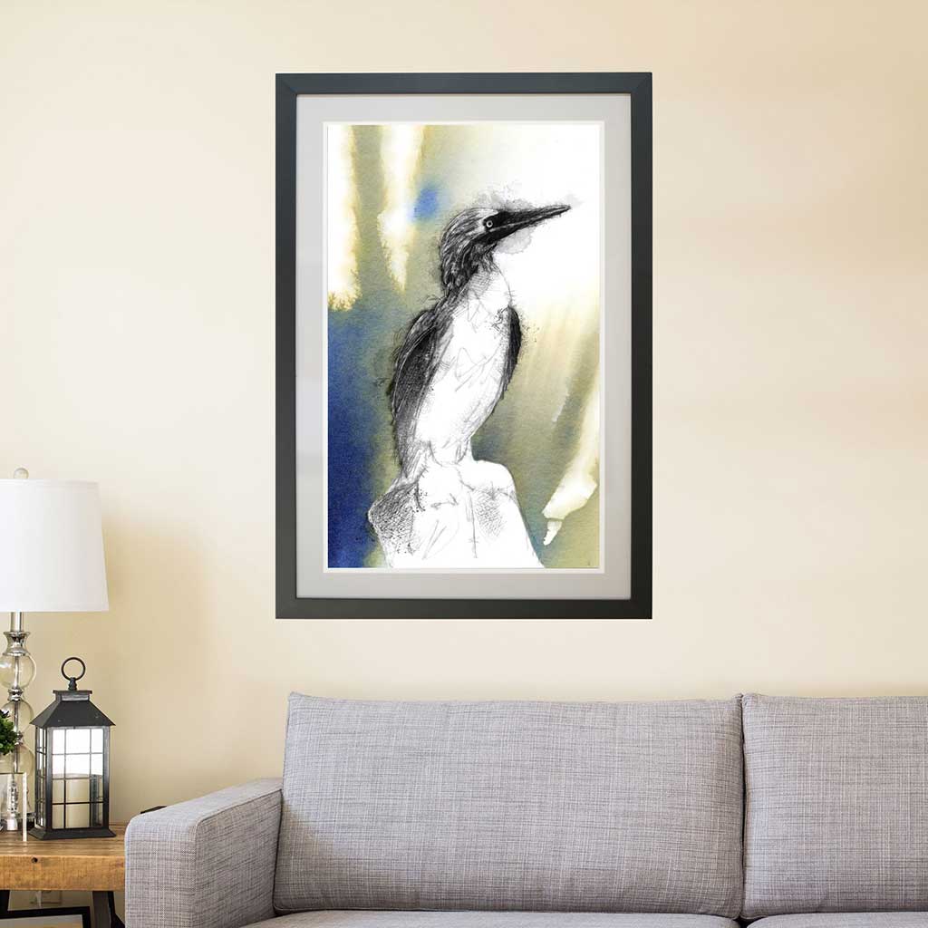 Blue footed booby
