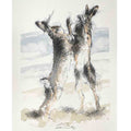 Boxing hares sketch