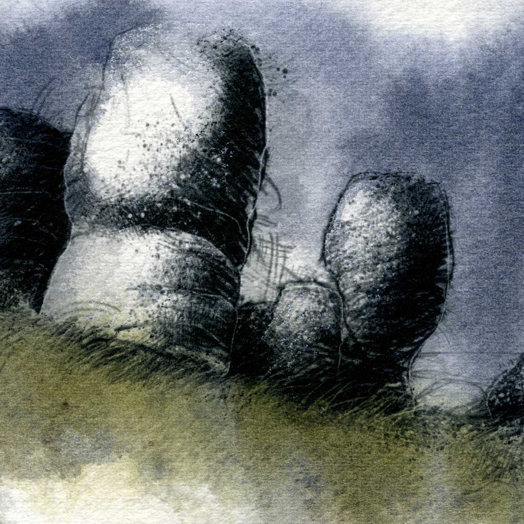 Bride stones - Colour Sketch