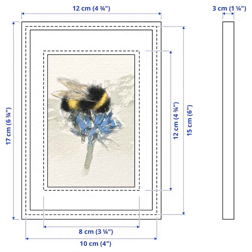 Bumble bee original mini sketch