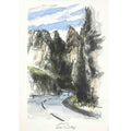Cheddar gorge original sketch