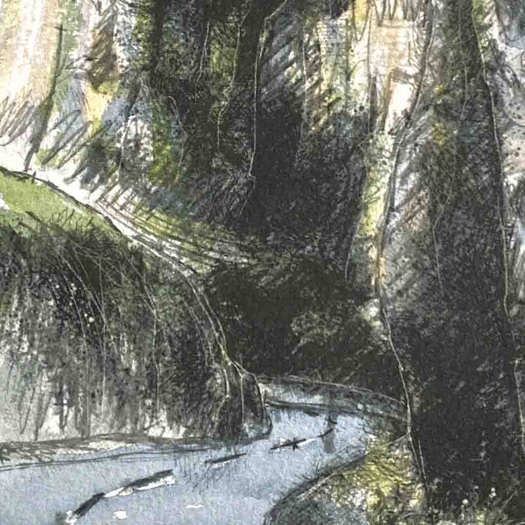 Cheddar gorge original sketch