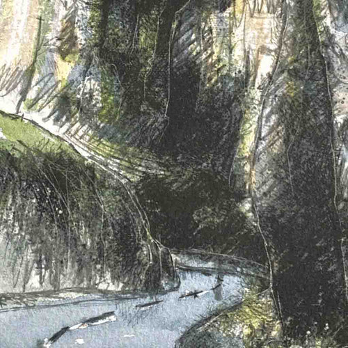 Cheddar gorge original sketch