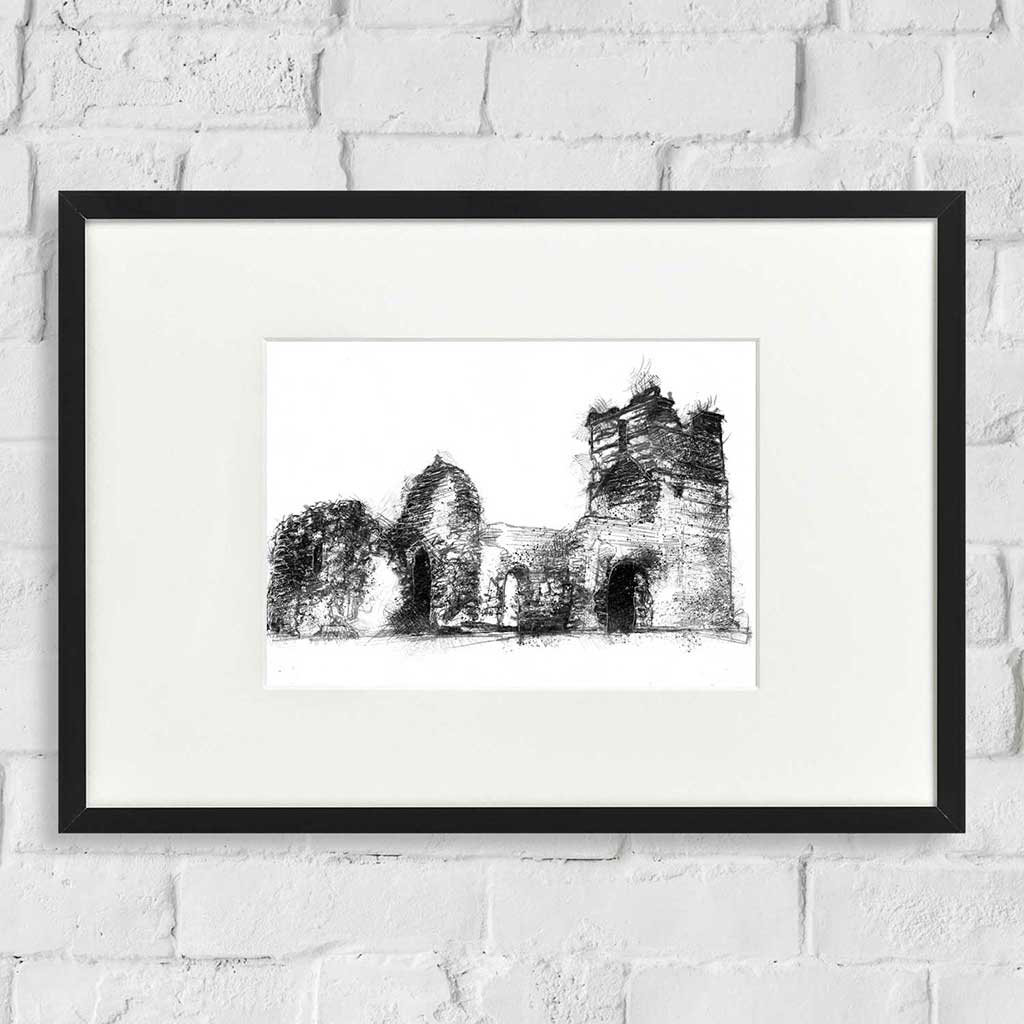 Knowlton church ruin