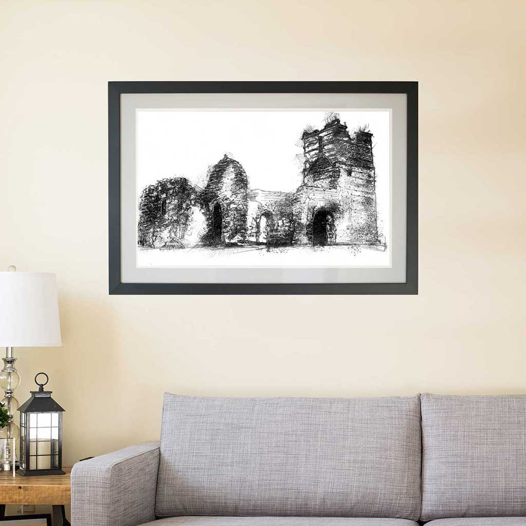 Knowlton church ruin