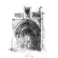 Church door