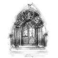 Ornate door