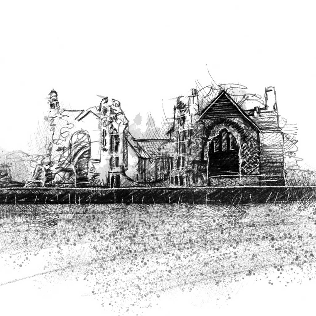 Abbey ruins Alborough