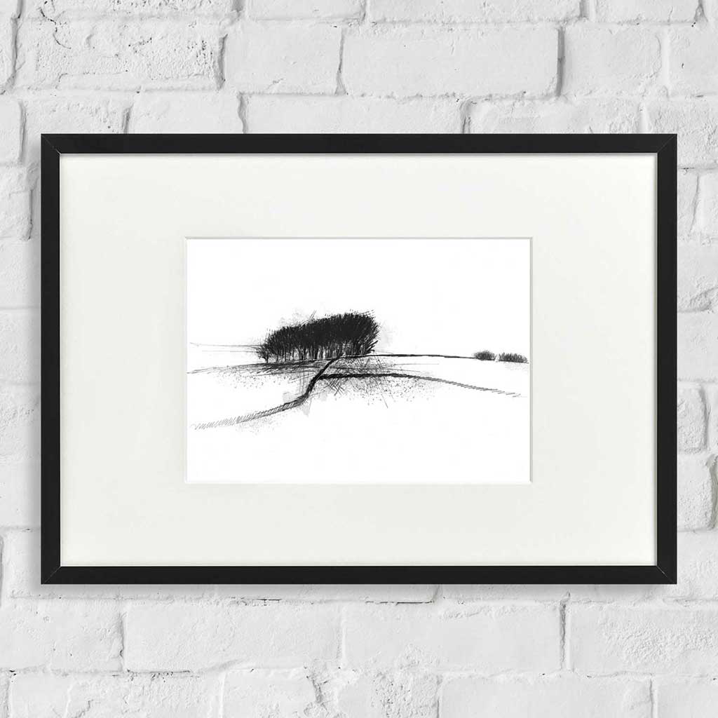 Snowy copse