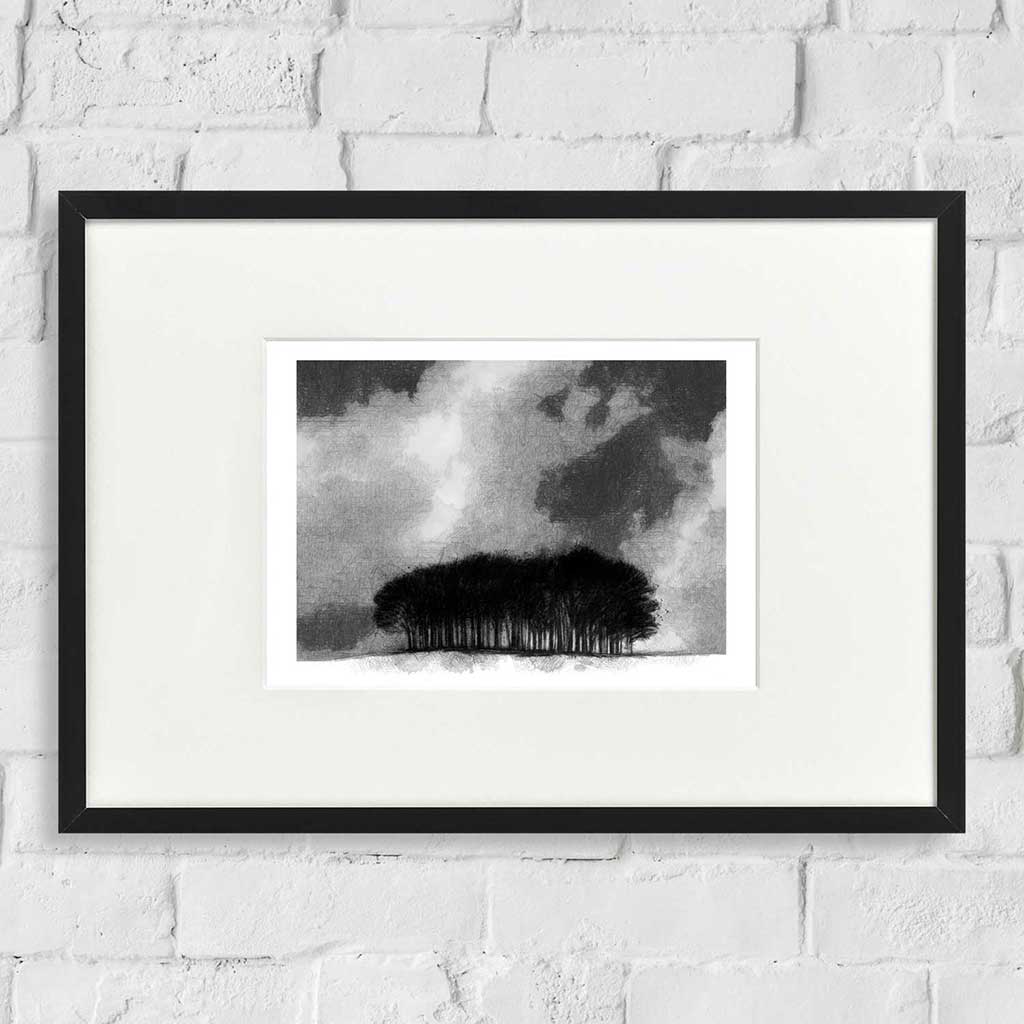 Stormy copse