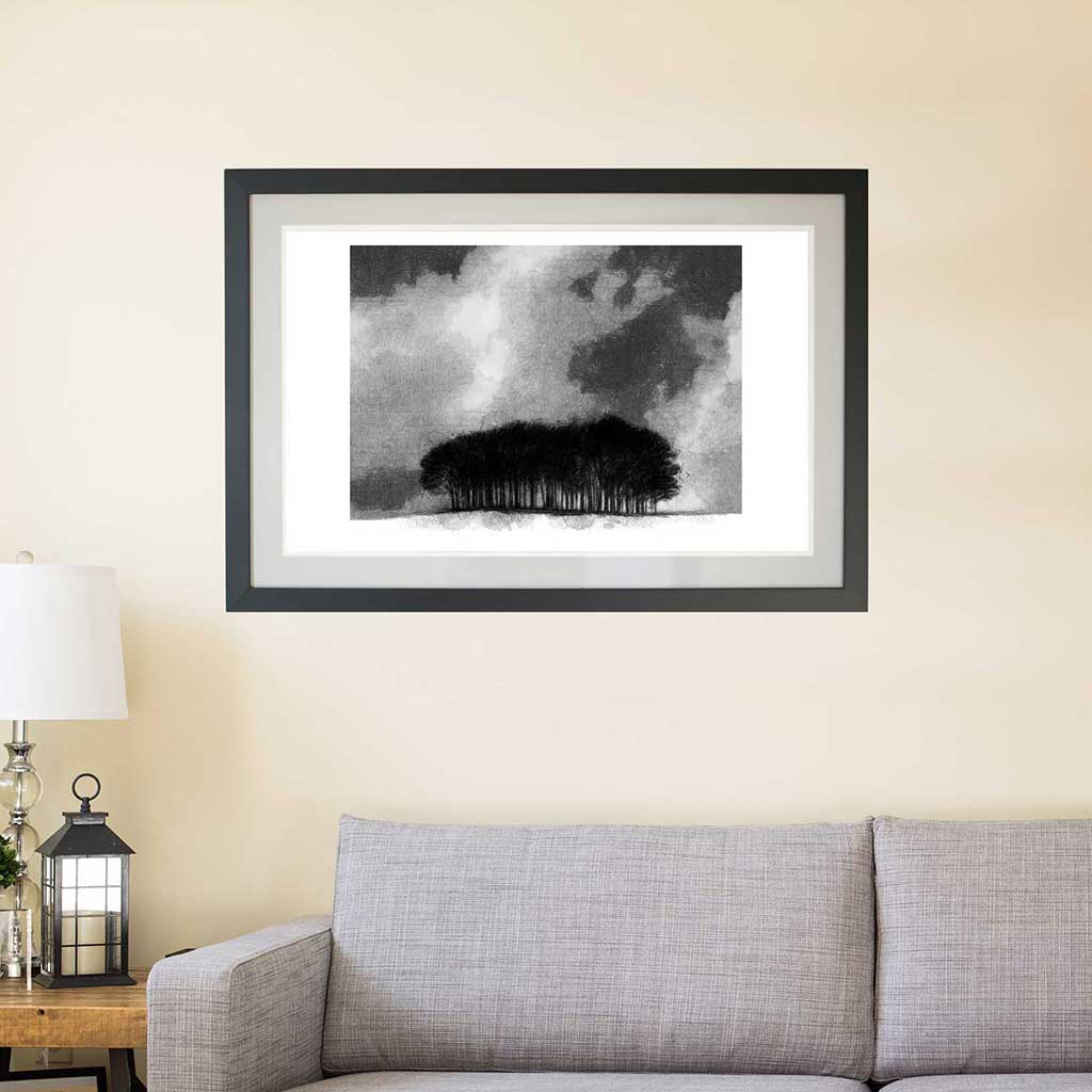 Stormy copse