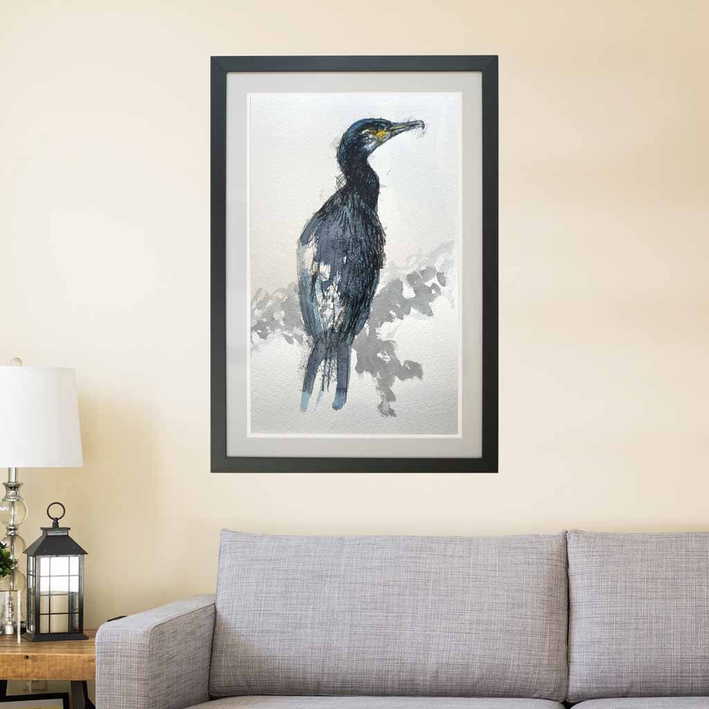 Cormorant sketch