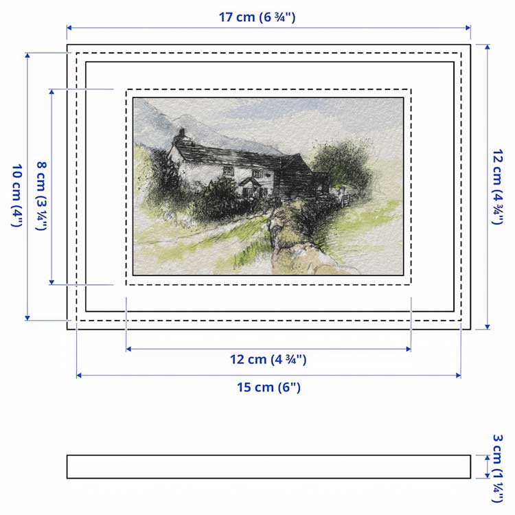Dales cottage mini sketch
