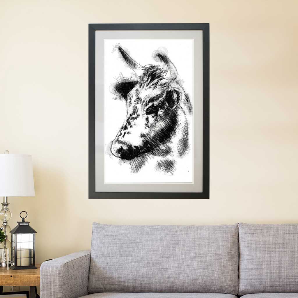 Speckled cow