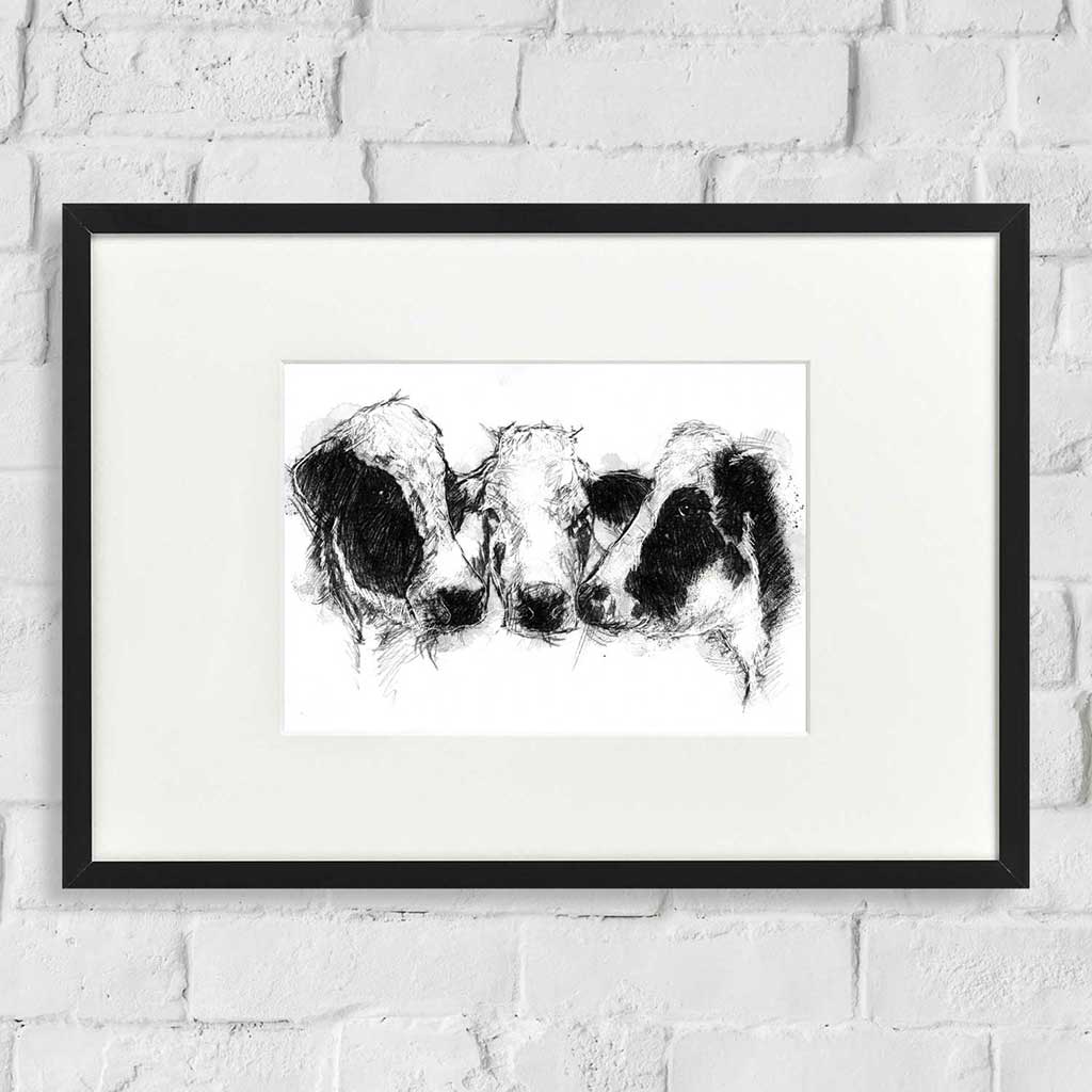 Cows chatting