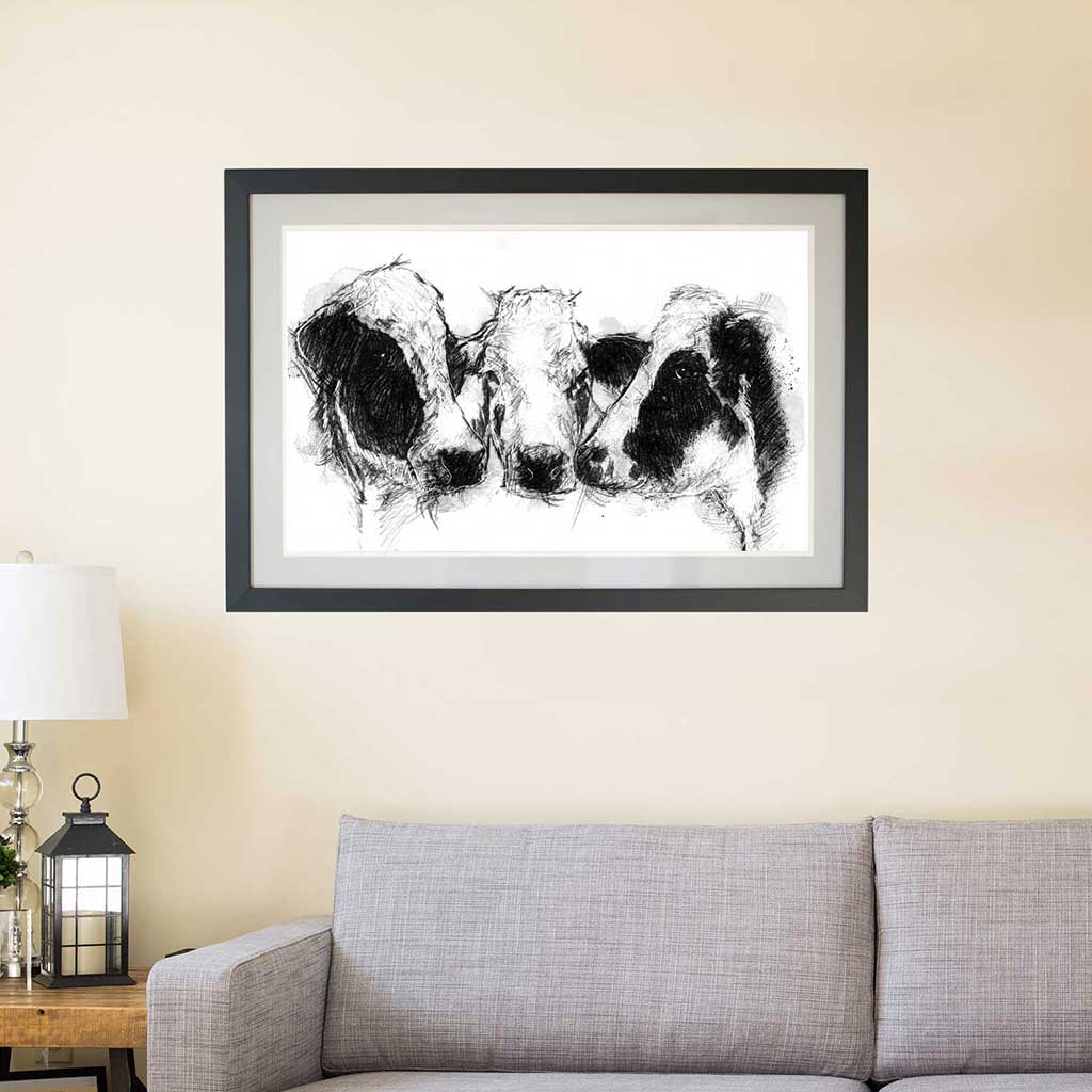 Cows chatting