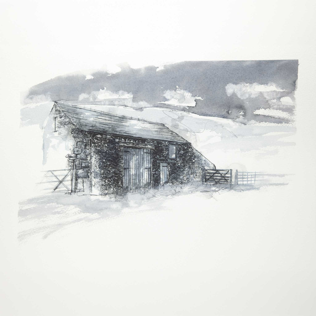Dales barn - Colour Sketch