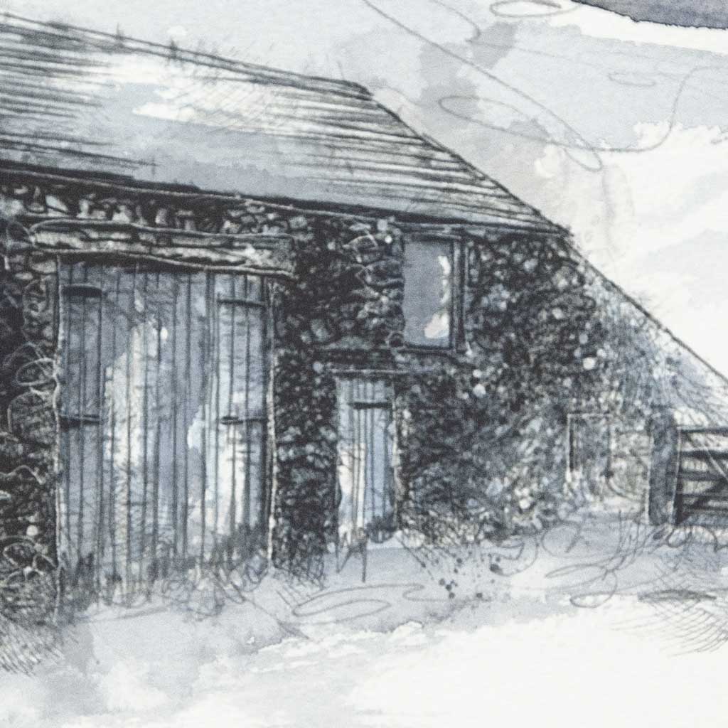 Dales barn - Colour Sketch