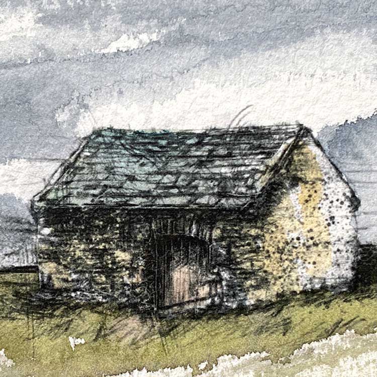 Dales barn original mini sketch