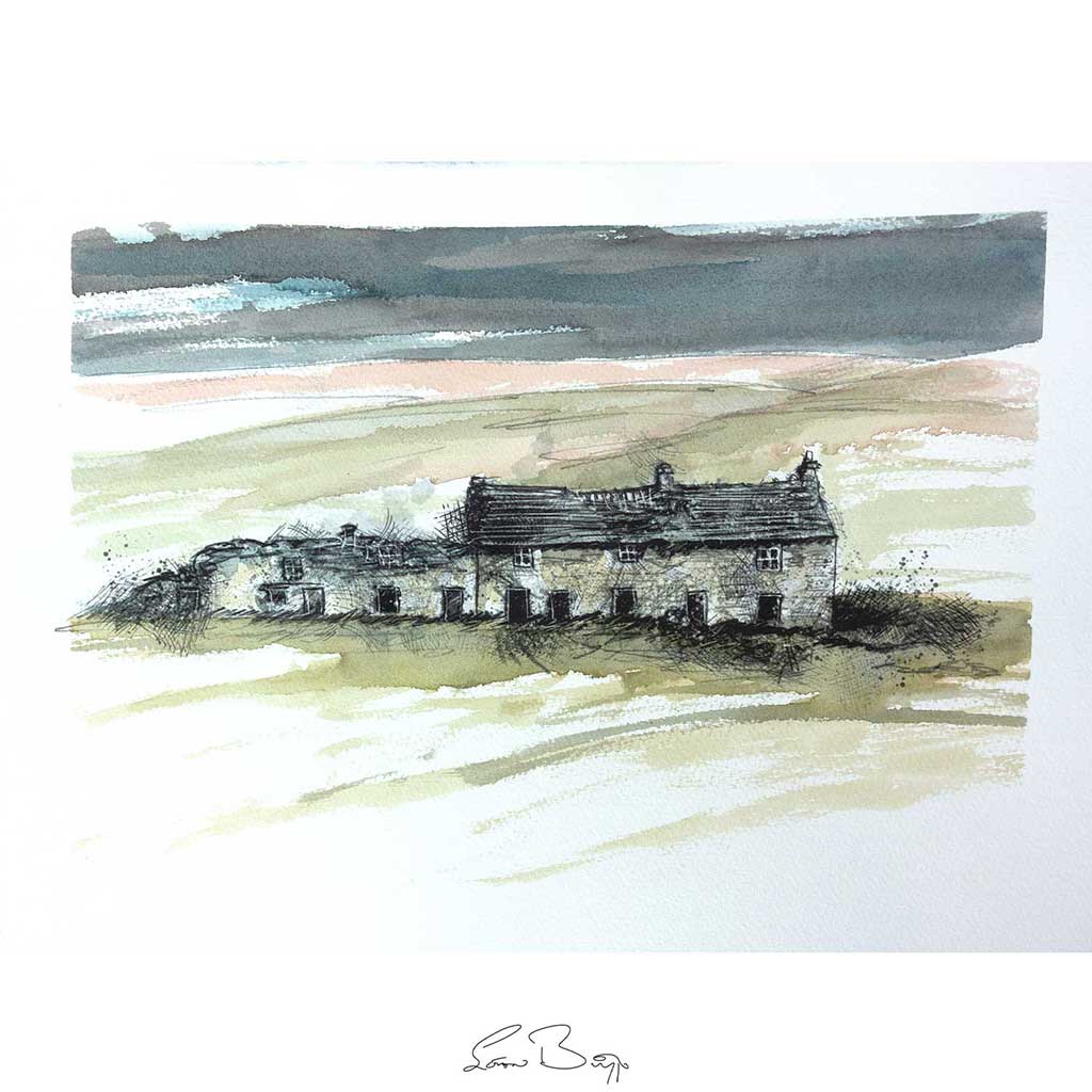 Abandoned dales farmhouse