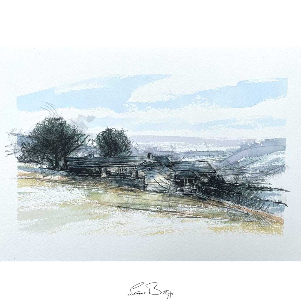 Dales farm original one-off sketch