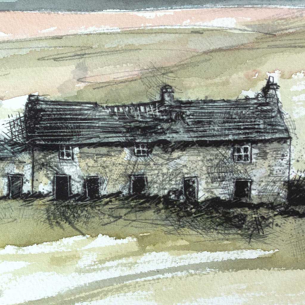 Abandoned dales farmhouse