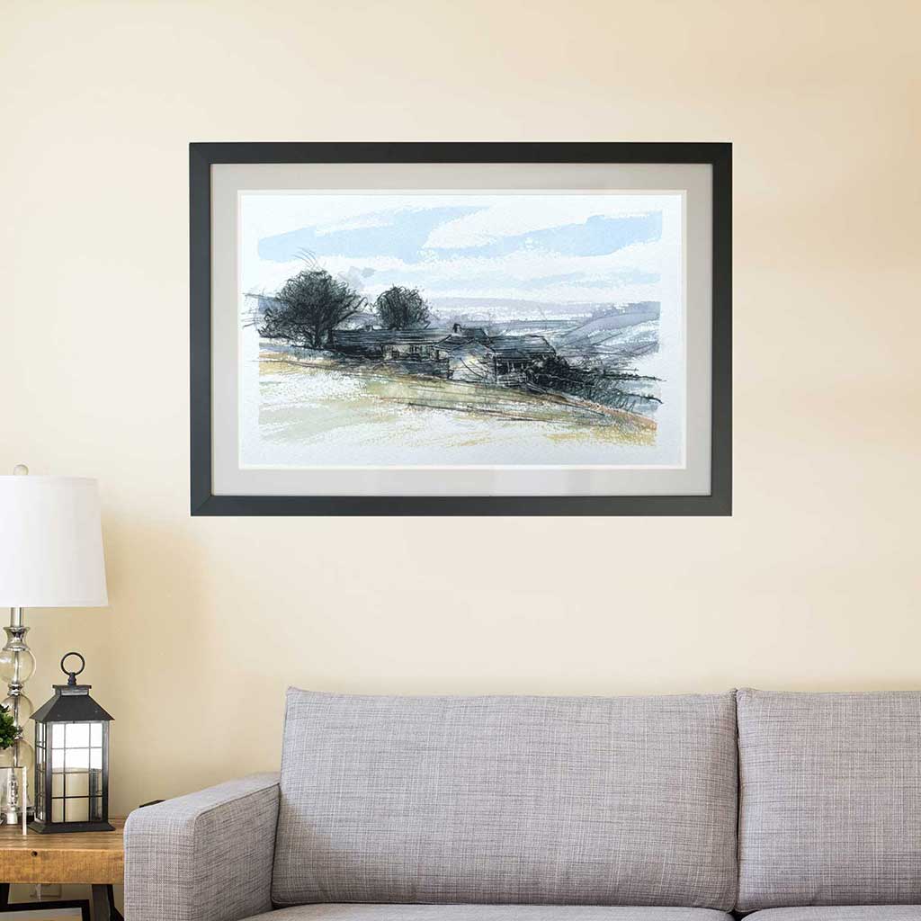 Dales farm original one-off sketch