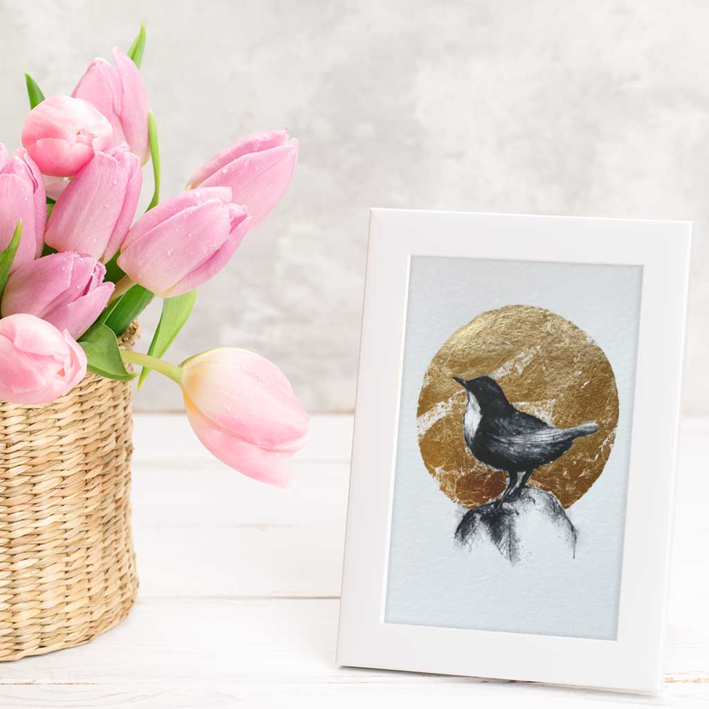Dipper gold leaf