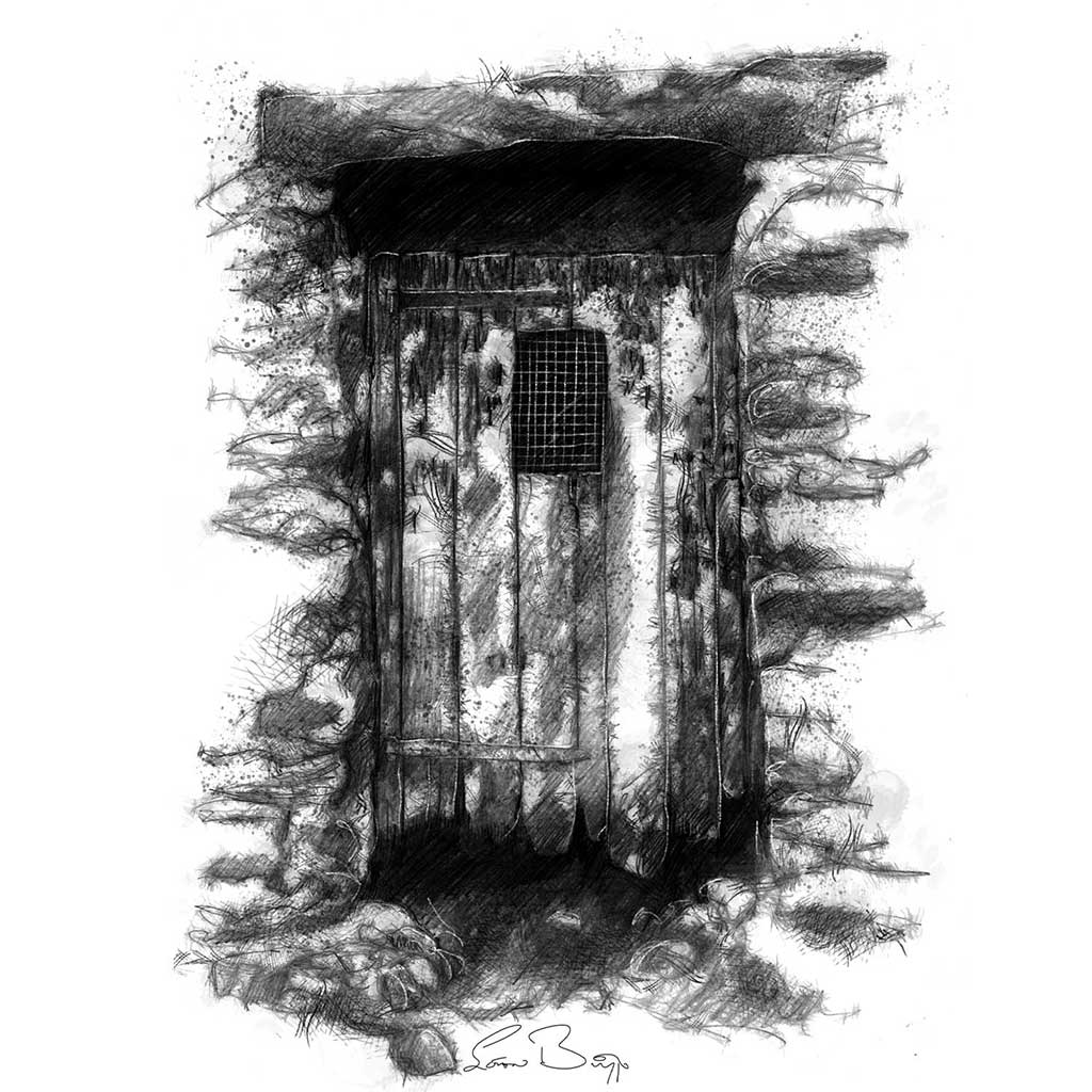 Old farm door