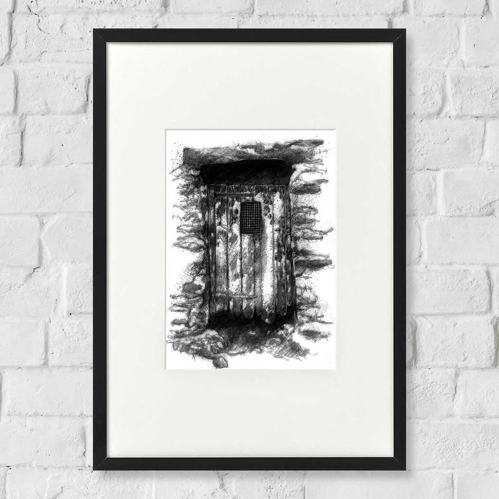 Old farm door