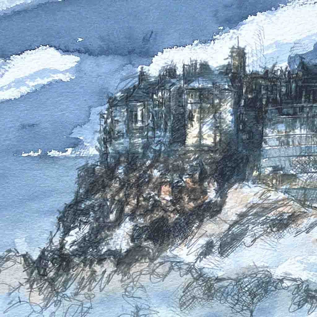 Edinburgh castle original sketch